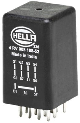 Kumanda Cihazı/Kızdırma Süresi.12V.11-Kutuplu..Audi A4-A5-A6-Q5-Q7/Vw Touareg Hella 4Rv008188521