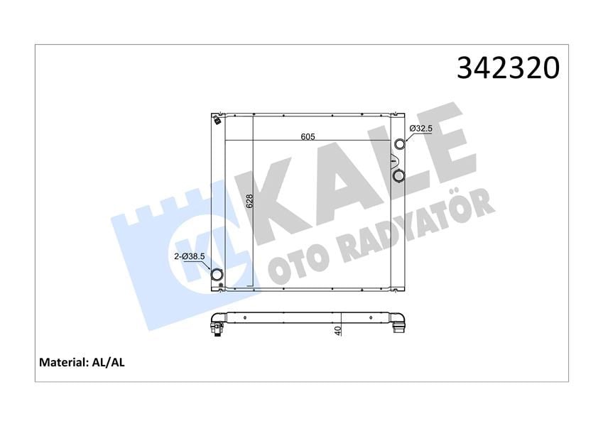 Motor Su Radyatoru 428Ps 448Pn R.R 3 Vogue L322 05>12 Kale 342320