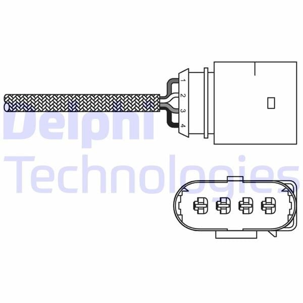 Oksijen Sensörü - Vw Lupo. Polo Iıı 09/98> Delphı Es20286-12B1