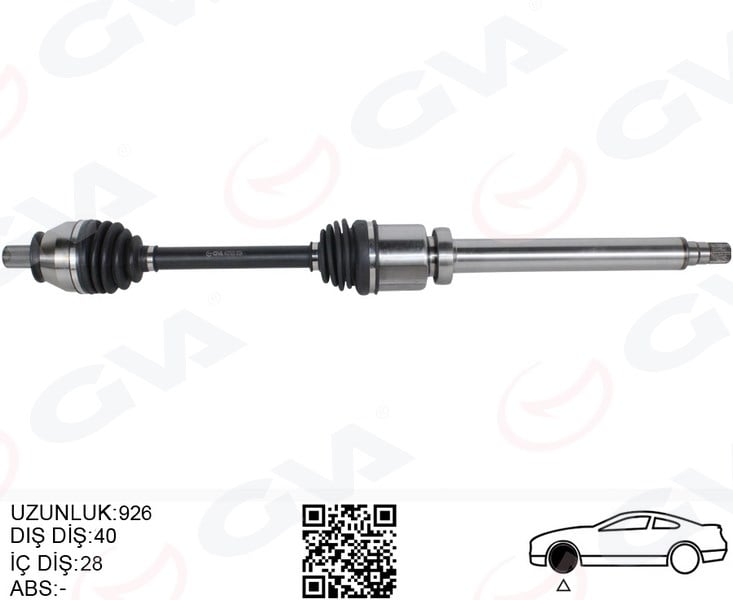 On Aks Komple Sag Mondeo Iv 2.0 Tdcı 07>14 Otom. Gva 4437002