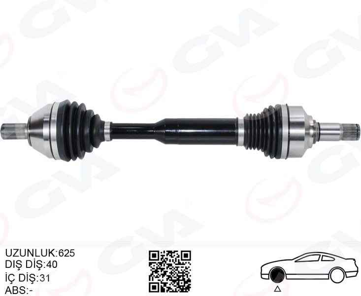 Ön Aks Komple Sol Volvo Xc60 I 15>17 D4-D3 Manule 6 Vites Gva 4499178