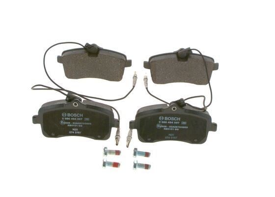 Ön Balata P407 Sw 1.6 2.0 Hdı 2.0 1.8 16V 110 Fap 05/04 > Bosch 0986494097