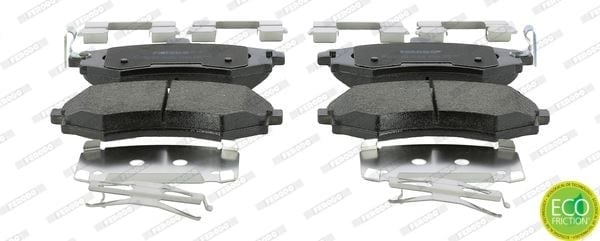 Ön Fren Balata Hyundaı Matrıx 1.5L D4fa Crdi Dizel 05-> / Elantra 1.6L Benzinli 01-03 - Tepeli Tip 137Mm Ferodo Fdb1840