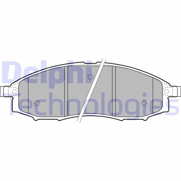 Ön Fren Balata Nıssan Skystar 2.5L Yd25ddti D22 4X2 4X4 03-> / Pathfınder 3.2L Qd32eti R50 4X4 97-04 Delphı Lp1772