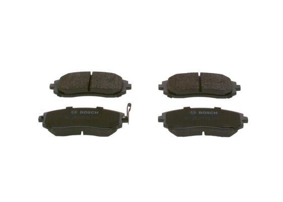 Ön Fren Balata Subaru Impreza 1.5L Ej15 Ge3 06-12 / Forester 2.0L Ej20 Sh 08-13 / Outback 2.0L 04-09 / Brz 2.0L Zc6 12-> / Legacy 2.0L 04-09 / Forester 2.0L Ej20 X Sg 03-08 - Aşınma İkaz Soketli Bosch 0986494315