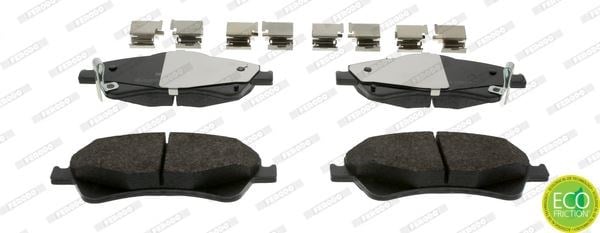 Ön Fren Balata Toyota Avensıs 1.6L 1Zr-Fae Zrt270 Benzinli 09-> 1.8L 2Zrfae Zrt271 09-> 2.0L Adt270 Azt270 09-> / Verso 1.6L 1Zrfae Zgr20 09 -> Ferodo Fdb4326