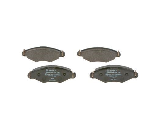 Ön Fren Balatası Peugeot P206 1.4 1.6 09/98> P306 1.4 1.6 5/93> 0986Tb2316 Bosch 0986495244