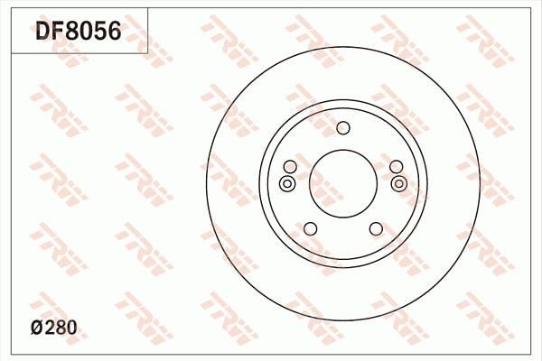 Ön Fren Diski Hava Kanallı Hyundaı Elantra 1.6L Gdi G4fg 132 Hp 11-> / İ30 1.6L G4fd Gdi Gamma 140Hp 11-> / Kıa Ceed 1.6L Gdı 12-> 1.4L 1.6L Crdi 12-> / Cerato 1.6L G4fg 6 Vites 11-> 280 Çap X Trw Df8056