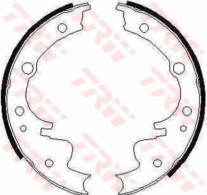 Pabuçlu Balata Kiti Arka Aks Alfa Romeo Ar 8 Platform/Chassis 280 -Ar 8 Van 280 Bedford Cf Bus Da F 400-Serie Van Ford Transıt Bus 72E-73E -Transıt Platform/Chassis 74E -Transıt Van 72E-71E -Tran Trw Gs6220