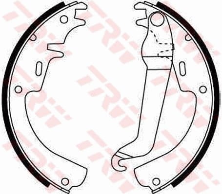 Pabuçlu Balata Kiti Arka Aks Bedford Astra Van Estate Van Opel Ascona A 81- 86- 87- 88 -Ascona A Ca Ravan 84- 89 -Ascona B 81- 86- 87- 88 -Commodore A-Commodore A Coupe-Commodore B-Commodore B Coupe Trw Gs8015