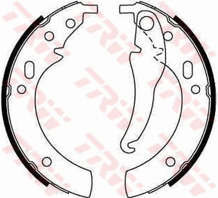 Pabuçlu Balata Kiti Arka Aks Bmw 1500-2000 115-116-118-121 -1502-2002 E10 -2000 Coupe 120 -3 E21 -3 E30 -5 E12 - Trw Gs8094