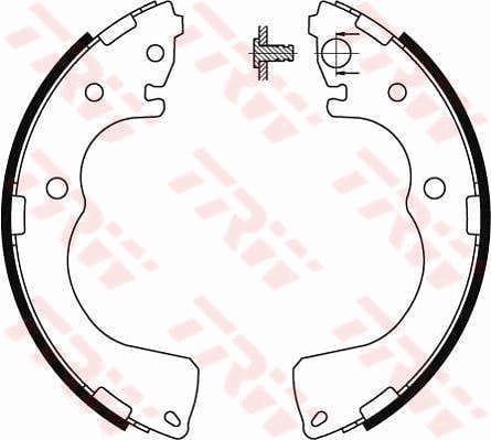 Pabuçlu Balata Kiti Arka Aks Mazda Mpv Iı Lw - Trw Gs8435