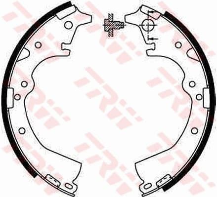 Pabuçlu Balata Kiti Arka Daıhatsu-Delta Wıde Platform/Chassis Yb -V5 -V7 -V9 -V11 Toyota-Celıca Co Trw Gs8184