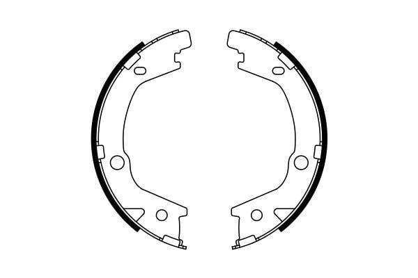 Pabuçlu Fren Balatası 167X27 Mm Bosch 0986487770