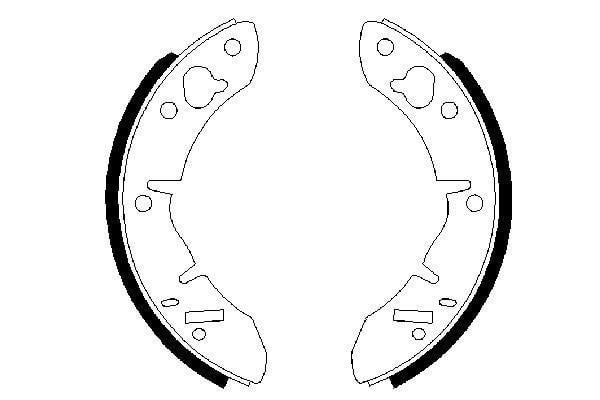 Pabuçlu Fren Balatası 177.8X32.00 Mm Bosch 0986487273