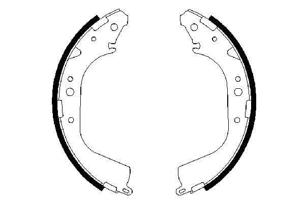 Pabuçlu Fren Balatası 295X50 Mm Bosch 0986487414