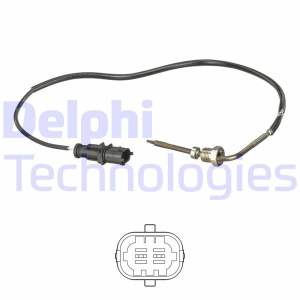 Partikül Isı Sensörü Egzoz Sıcaklık Fıat Doblo 10> 1.6 Mjet 2.0 Mjet Delphı Ts30113
