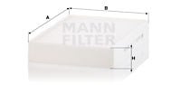 Polen Fıltresı Land Rover Dıscovery Sport L550 Range Rover Evoque L551 Mann Cu28016