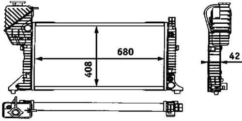 Radyatör 3 Sıra Ps 1.3-1.6 Cc Kale 0200023Ps