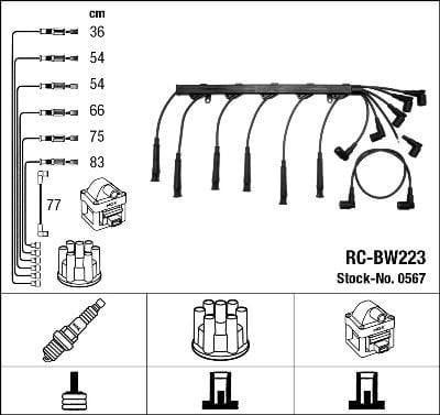 Rc-Bw223 Ateşleme Kablosu Ngk 0567