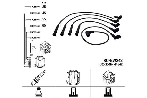 Rc-Bw242 Kablo Ngk 44342