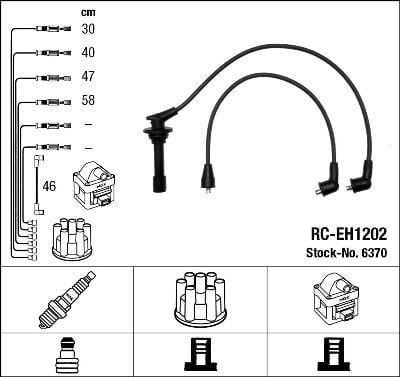 Rc-Eh1202 Ateşleme Kablosu Ngk 6370