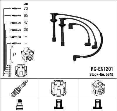 Rc-En1201 Ateşleme Kablosu Ngk 0349
