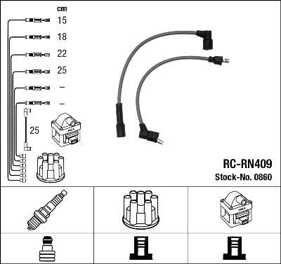 Rc-Rn409 Ateşleme Kablosu Ngk 0860