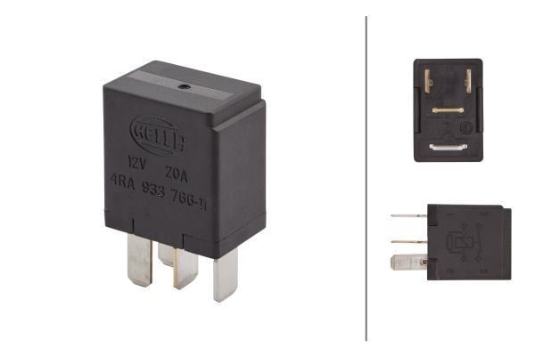 Role 12V 10/20A 4 Girisli Hella 4Ra933766111