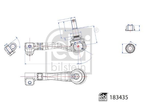 Rot Başı Emniyet Somunlu Bmw Febı 183435
