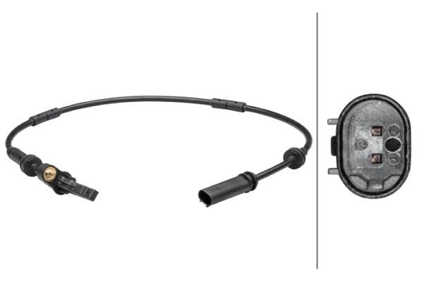 Tekerlek Hız Sensörü Bmw 2-Kutuplu 560 Mm Hella 6Pu012679391