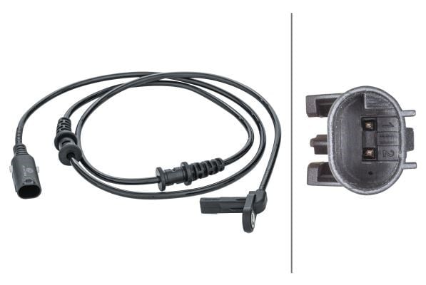 Tekerlek Hız Sensörü Ön Aks 2-Kutuplu Mb Vito Hella 6Pu012679951