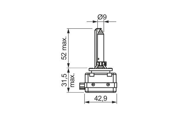 Xenon Ampul D3s 35W Eco Hıd Pk32d-5 Mercedes Hyundaı Audı Ford Kıa Opel Land Rover Volvo Bosch 1987302853