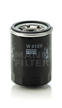 Yağ Filtresi Honda Accord 2.0L 2.4L K20a K24a R20a3 F20z1 94-> / Cıvıc 1.4L 1.5L 1.6L D14a D15a D15b B16 D16 Sı R16a2 88-15 / Cıty 1.4L L13a L13z 05-> / Type-R 2.0L K20 01-05 / Hr-V 1.6L D16w1 99-07 / Mann W610.6
