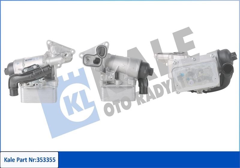 Yağ Soğutucusu Komple Kütüksüz Master Movano Iıı 2.3 Dci Cdtı 10> Trafıc Vivaro Iı 2.0 Dci Cdtı Kale 353355