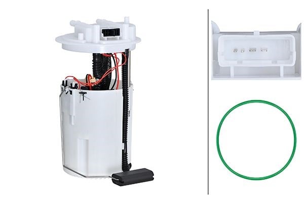 Yakıt Besleme Ünitesi.Elektrikli.4-Kutuplu.Dizel.Alfa Romeo 147-Romeo Hella 8Tf358305241