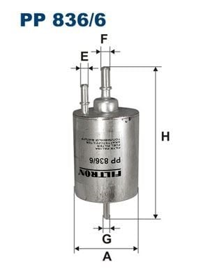 Yakıt Filtresi Audı A6 4F/C6 5.2 Fsı V10 435Hp 06/06-09/11 Fıltron Pp836.6