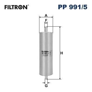 Yakıt Filtresi Audı A6 4G2-4G5 -A6 Allroad Iıı 4Gh -A7 4Ga-Gf Fıltron Pp991.5