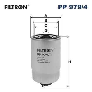 Yakıt Filtresi Hyundaı Accent Era. Getz 1.5L D4fa 06-10 / Sonata 2.0L D4ea 06-11 / İ30 1.4L 1.6L Crd İ 12-> / Santafe D4eb 06-09 / Kıa Rıo 1.5L Crdi 05-> / Sorento 2.5L D4cb 02-> 2.0L D4ha 10-12 Fıltron Pp979.4