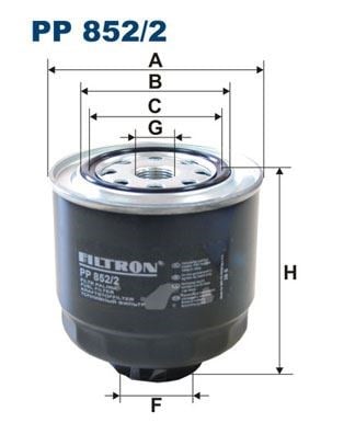 Yakıt Filtresi Mıtsubıshı L200 2.5 Dı-D 136Hp 02/06- Fıltron Pp852.2