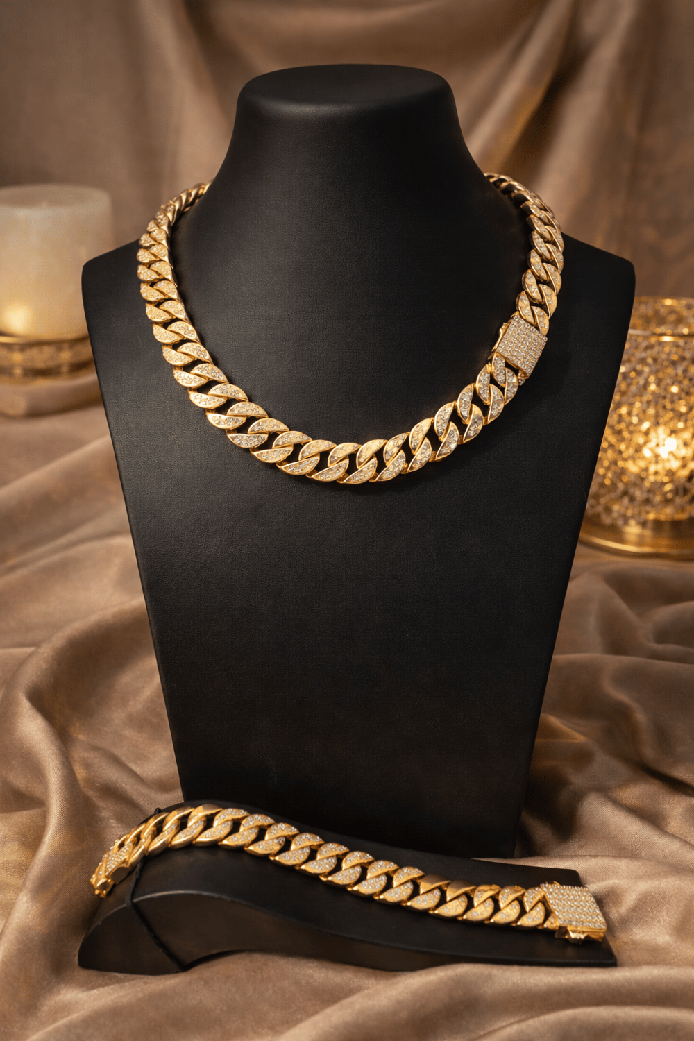 14K ALTIN KAPLAMA GOLD GURMET SET
