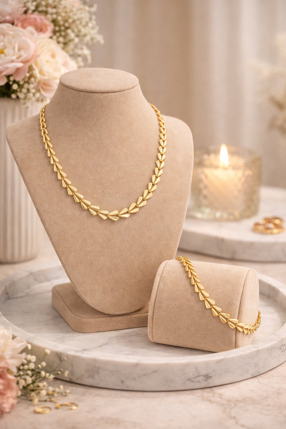 14K ALTIN KAPLAMA SET