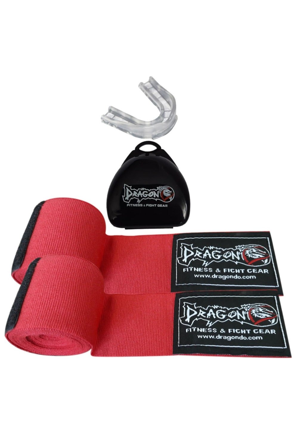 Boks Bandajı Elastik Bandaj (çift) Ve Dişlik 2'li Set
