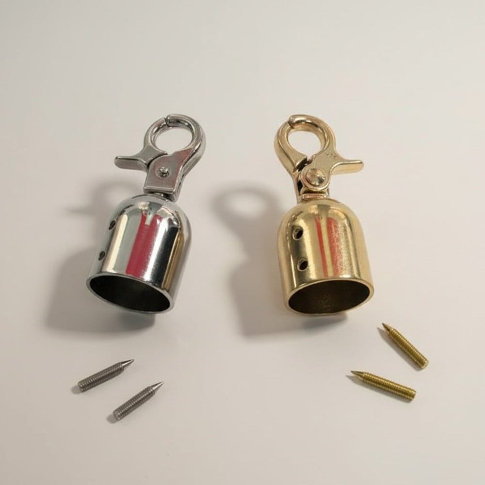 Kancalı Kovan 2*5 cm Nikel ve Light Gold (Min. 4 Adet)