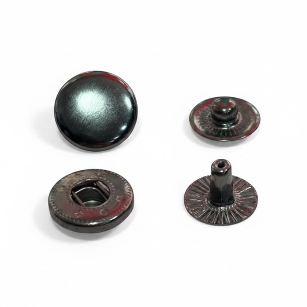 Metal Çıt Çıt 54 No 12.5 mm Siyah Nikel, 50 Adet