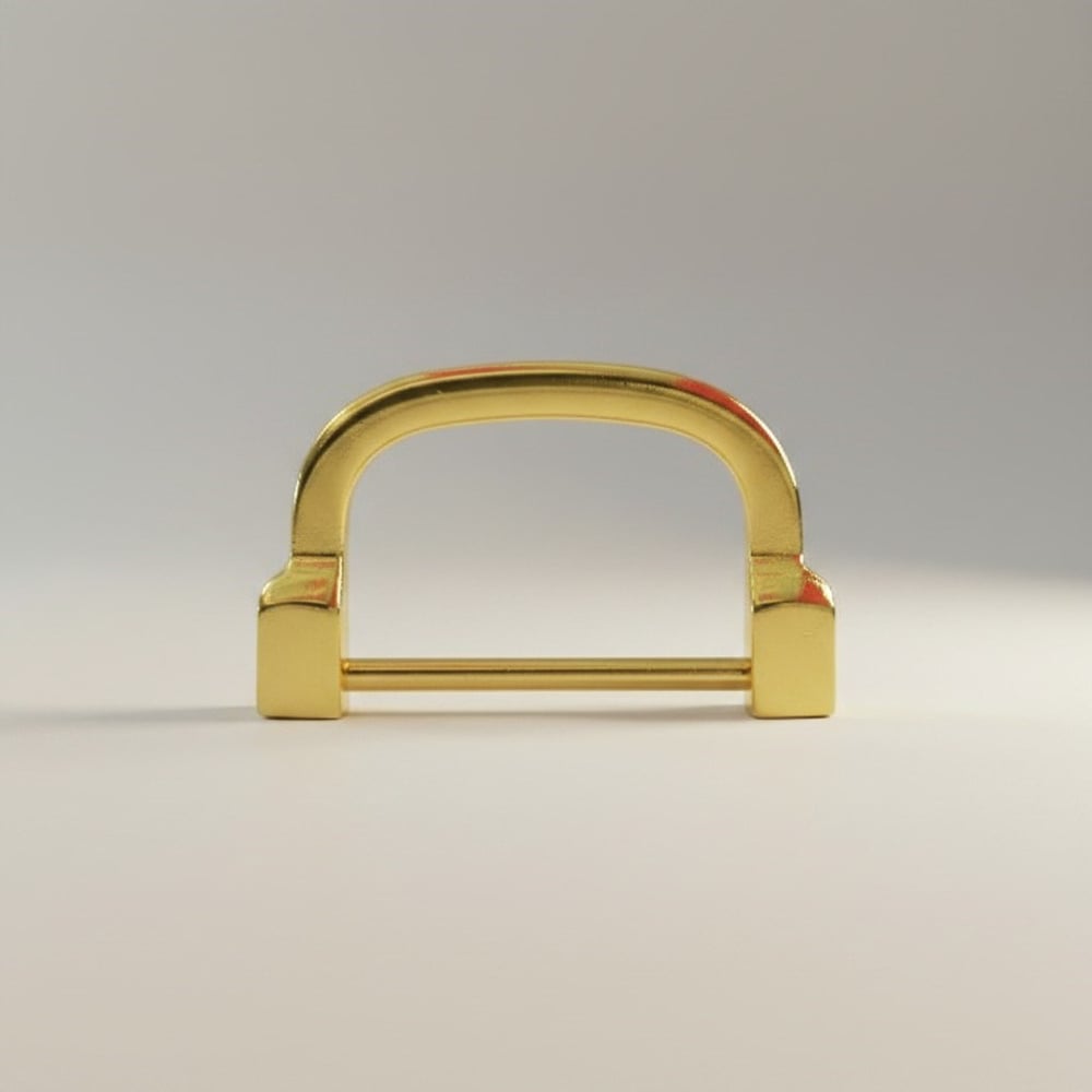 Metal D Halka 3 cm Gold (Min. 4 Adet)