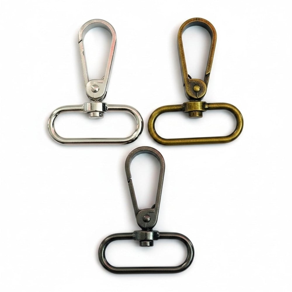 Metal Kanca 4 cm Nikel, Antik ve Siyah Nikel (Min. 4 Adet)