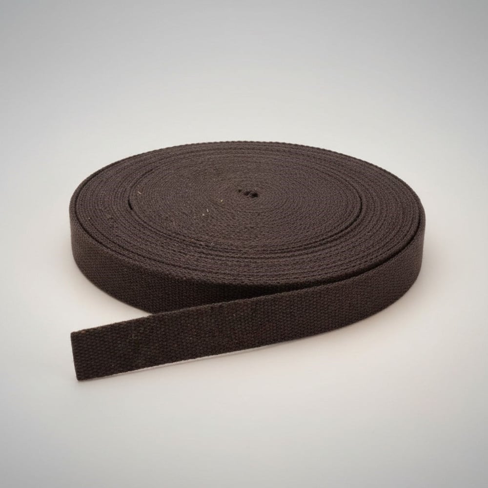 Pamuklu Kolon 3 cm Koyu Kahverengi (Min. 3 m)