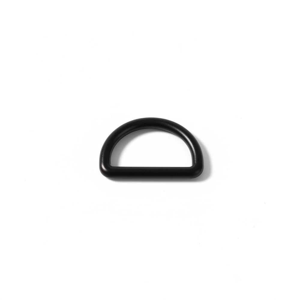Plastik D Halka 2.5 cm Siyah (Min. 20 Adet)