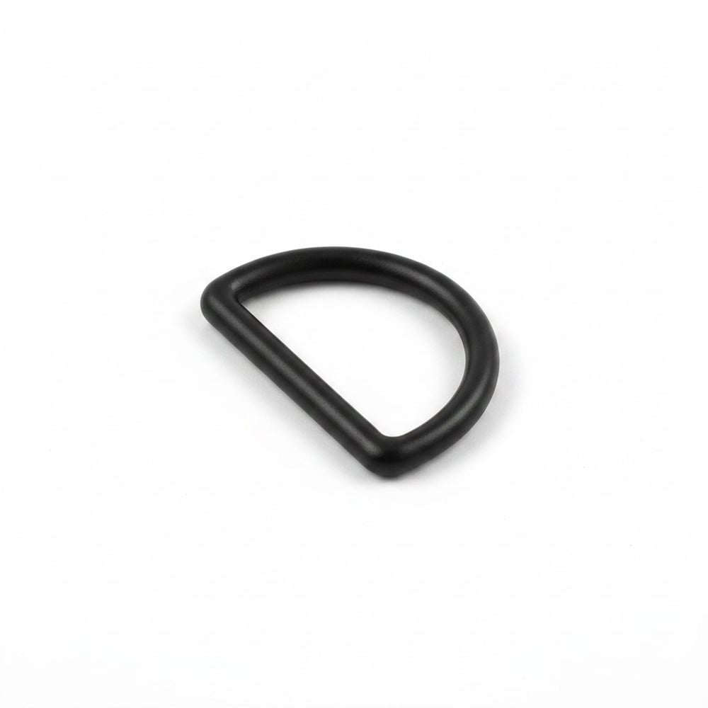 Plastik D Halka 3.8 cm Siyah (Min. 20 Adet)
